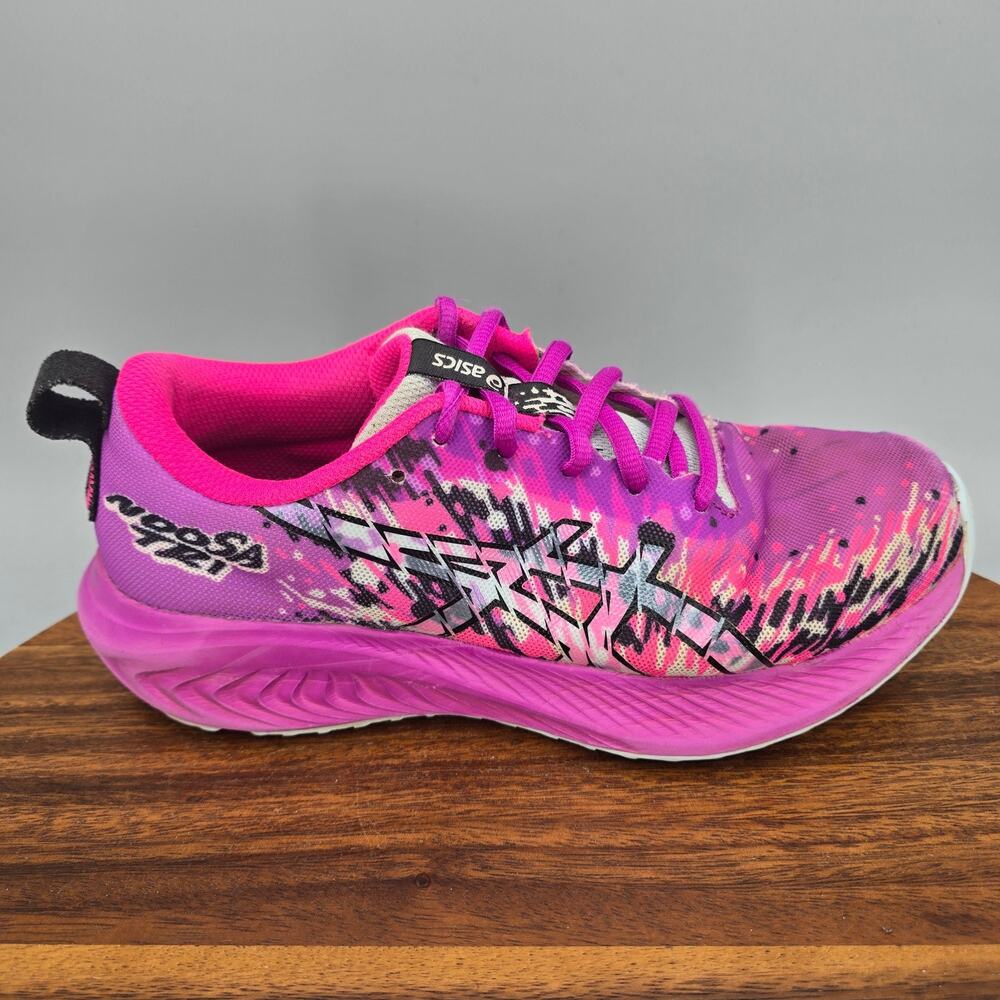 Asics Gel Noosa 16 Shoes Youth Girls 4 Pink Low Top Athletic Running Sneakers